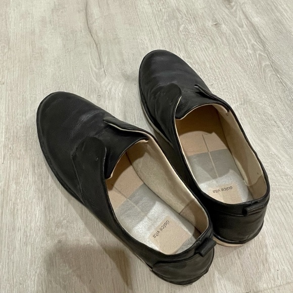 Dolce Vita black slide on shoes - Picture 2 of 3